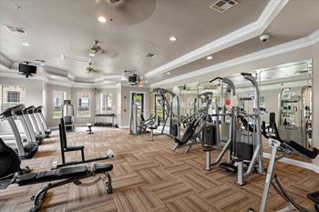 Modern fitness center